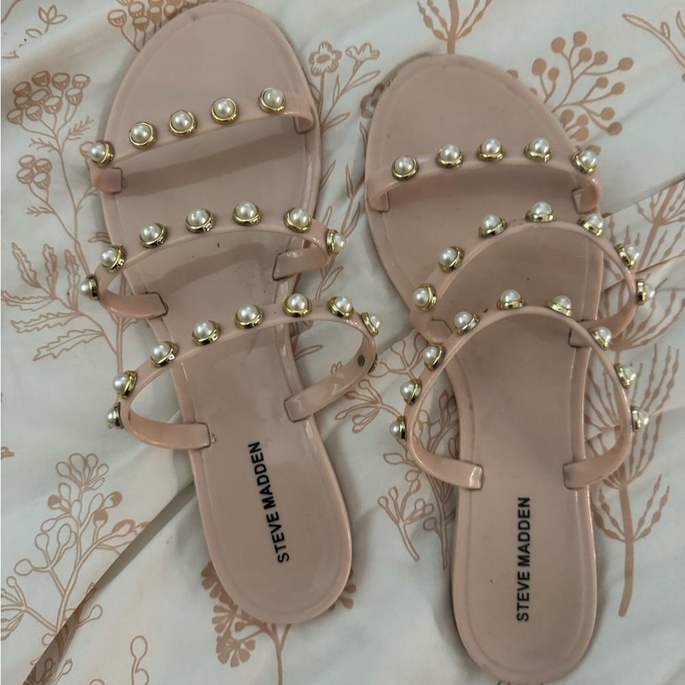 Steve Madden Pink Sandals, size 9.5